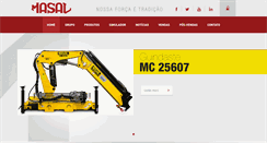 Desktop Screenshot of masal.com.br